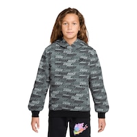 Nike Kids' Club All Over Print Hoodie Front_Flat