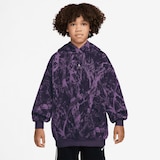 Nike Kids' Ja Morant Club Fleece All Over Print Hoodie Front_Flat