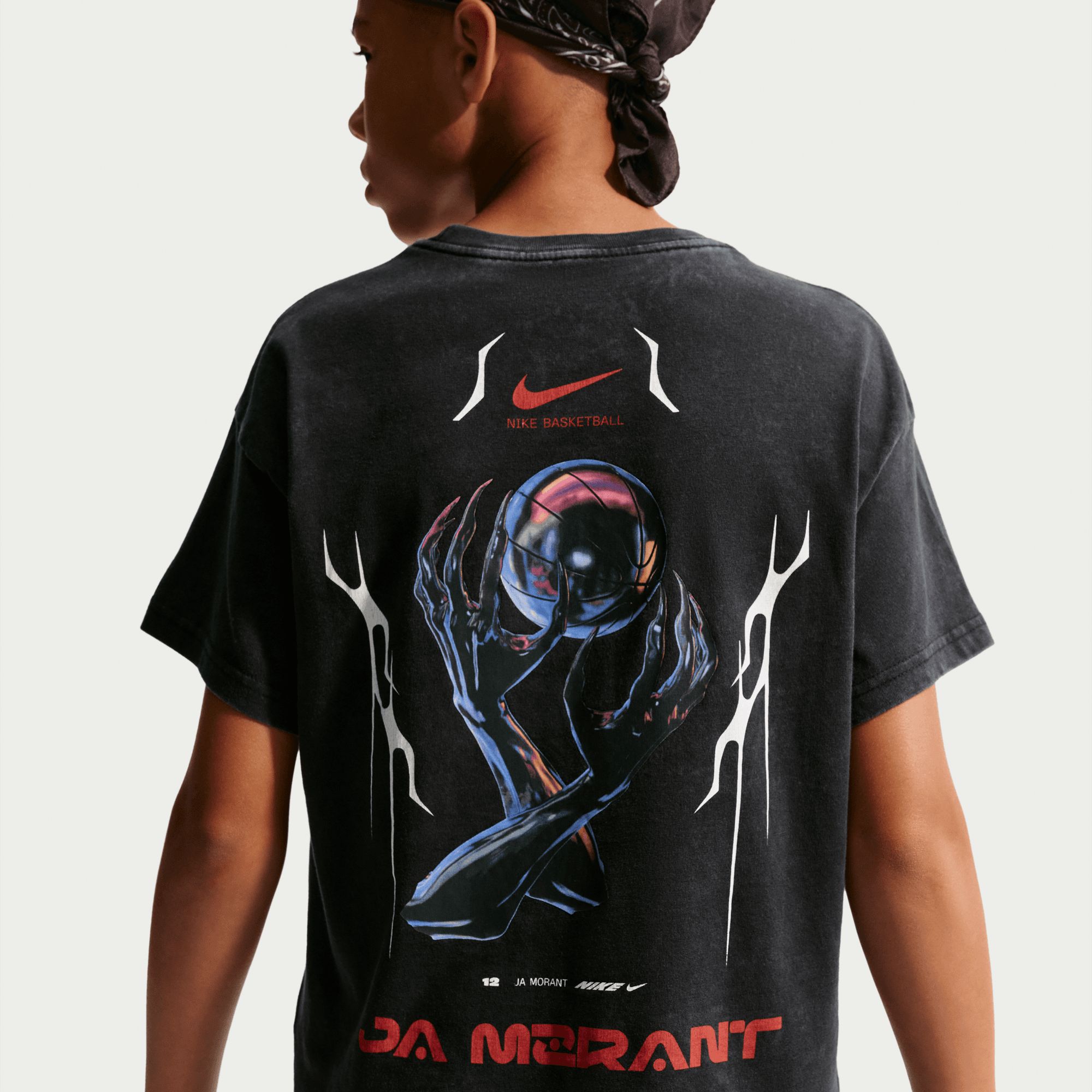 Nike Kids' Ja Morant M90 Hands Short Sleeve T-Shirt