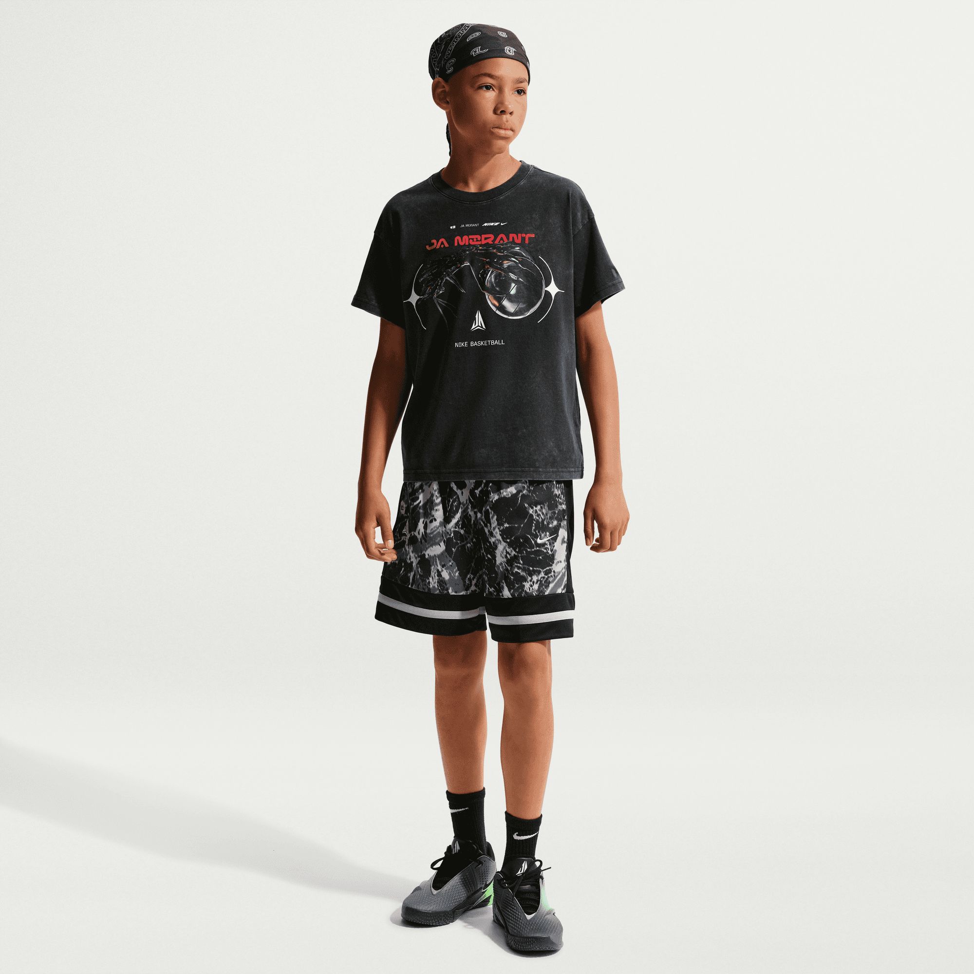 Nike Kids' Ja Morant M90 Hands Short Sleeve T-Shirt