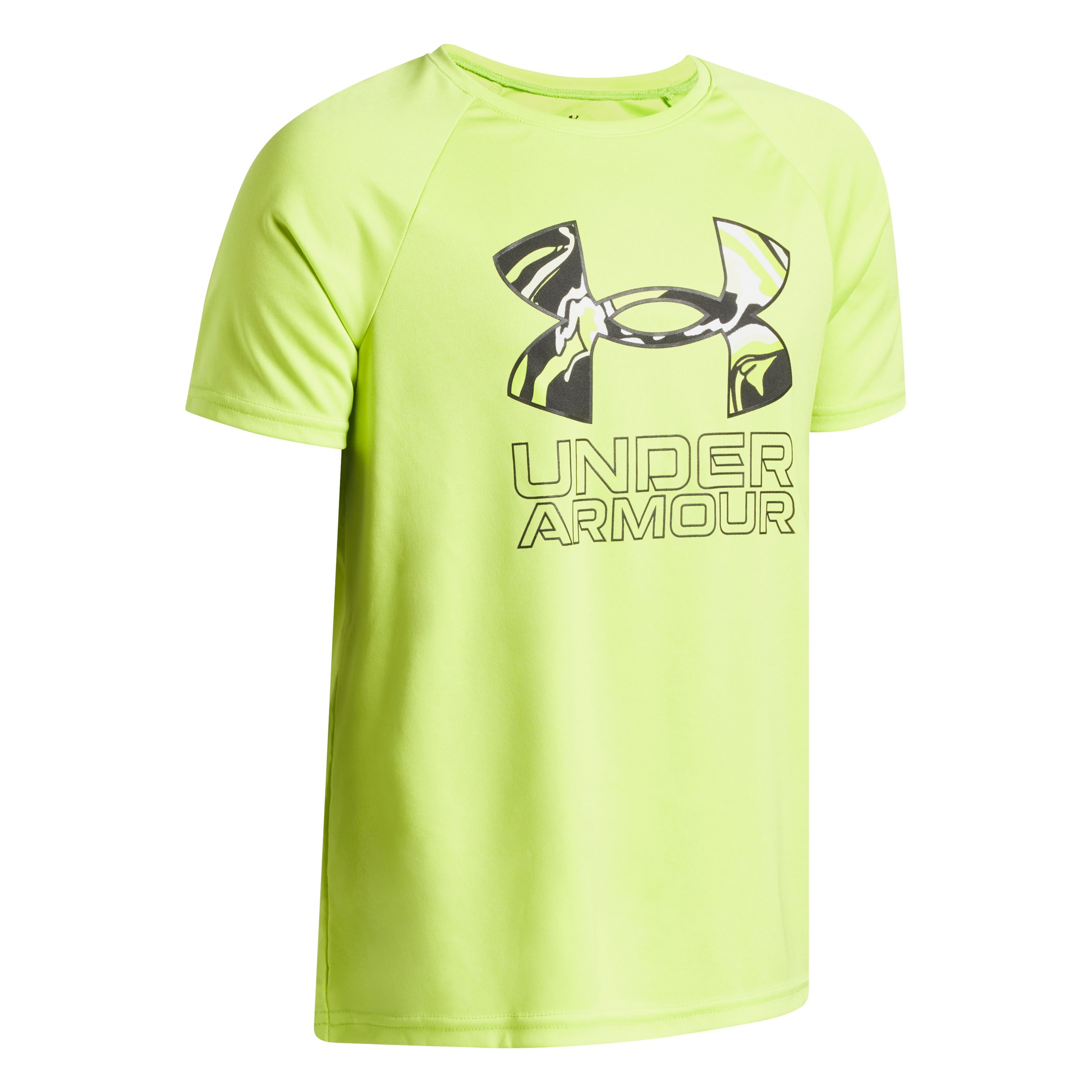 Under Armor Boys' Tech Hybrid Print Fill T Shirt
