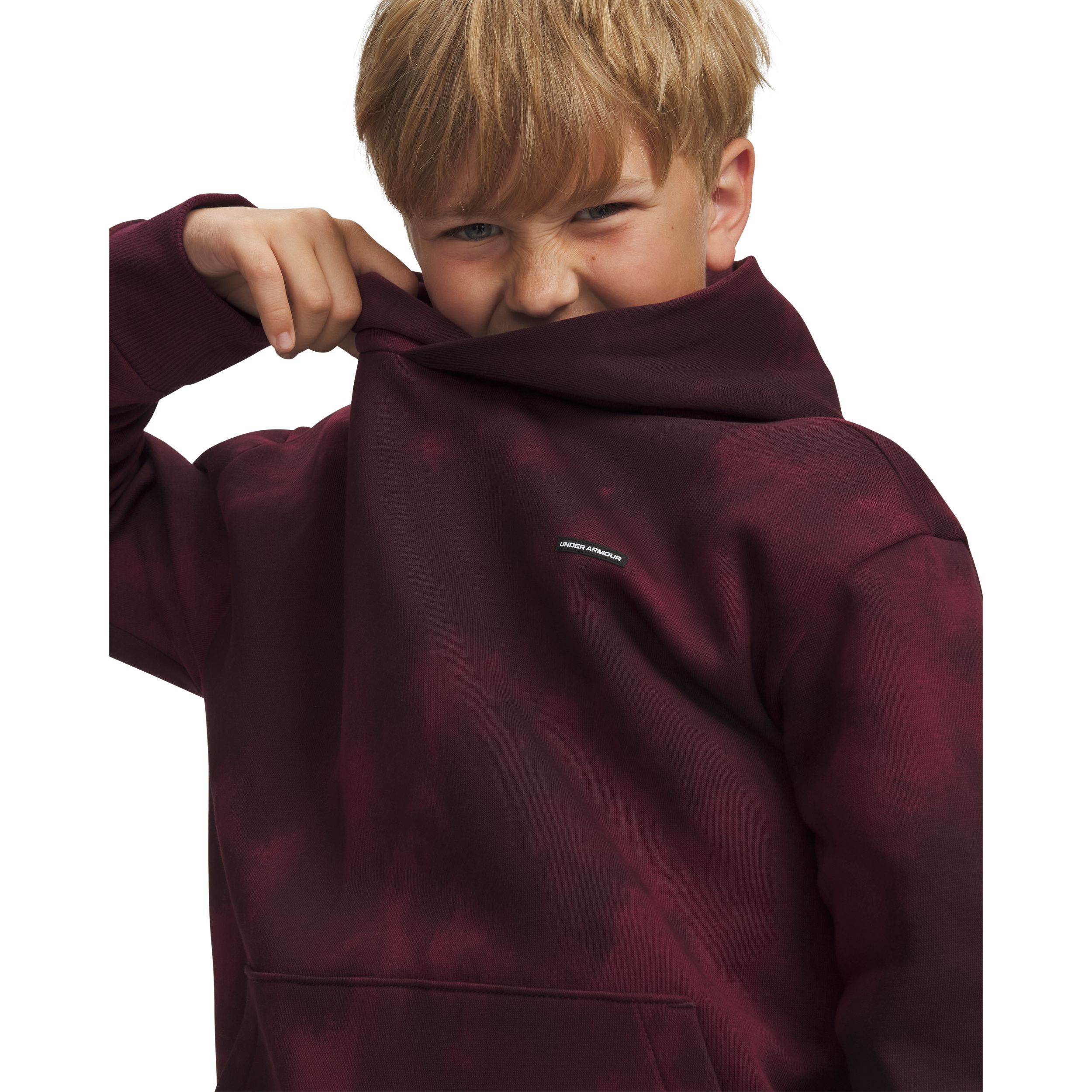 Under Armour Boys' Icon Fleece Washed Hoodie