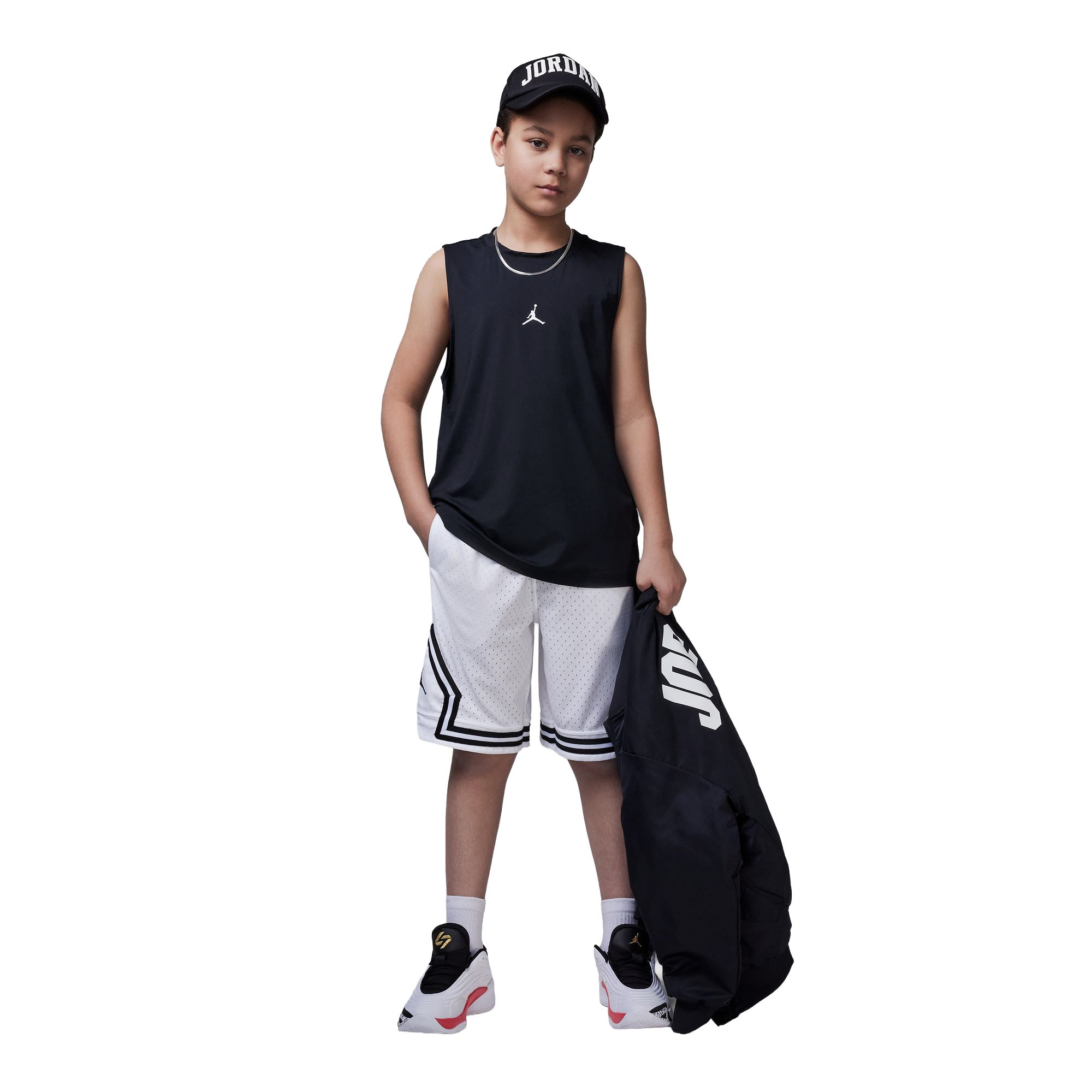 Jordan Boys' MJ Dri-FIT Sport Diamond Shorts