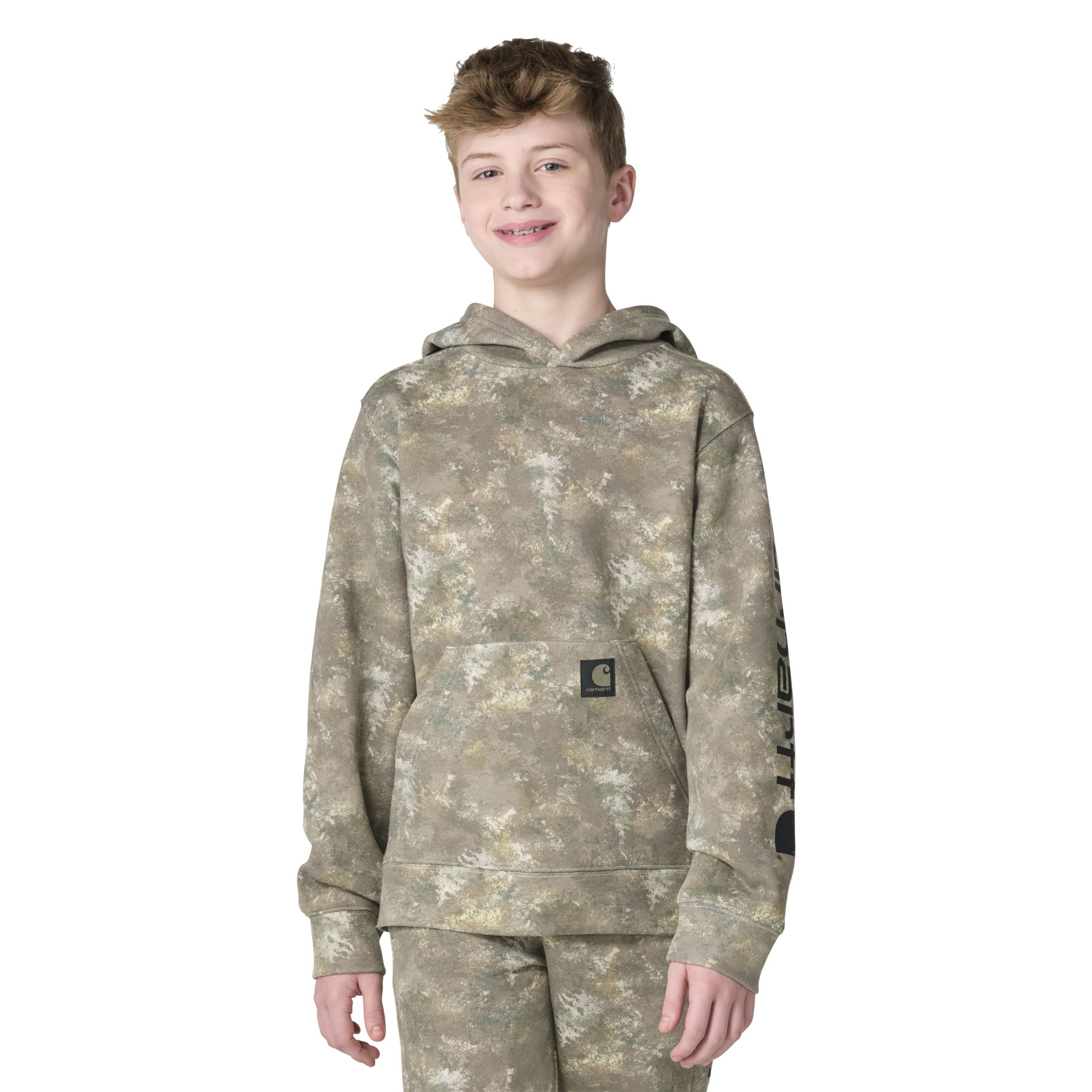 Carhartt Kids' Print Logo Pullover Hoodie