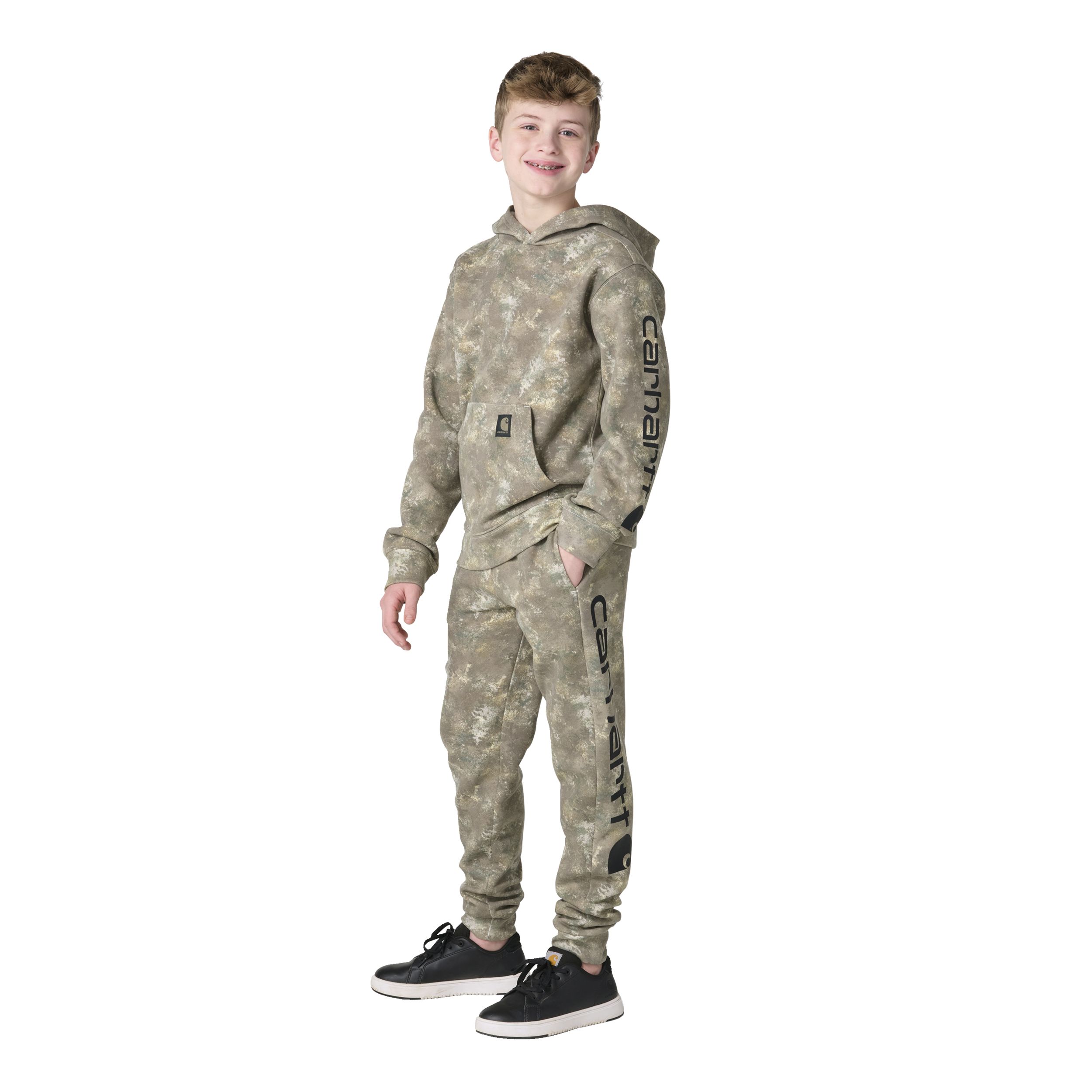 Carhartt Kids' Print Logo Pullover Hoodie