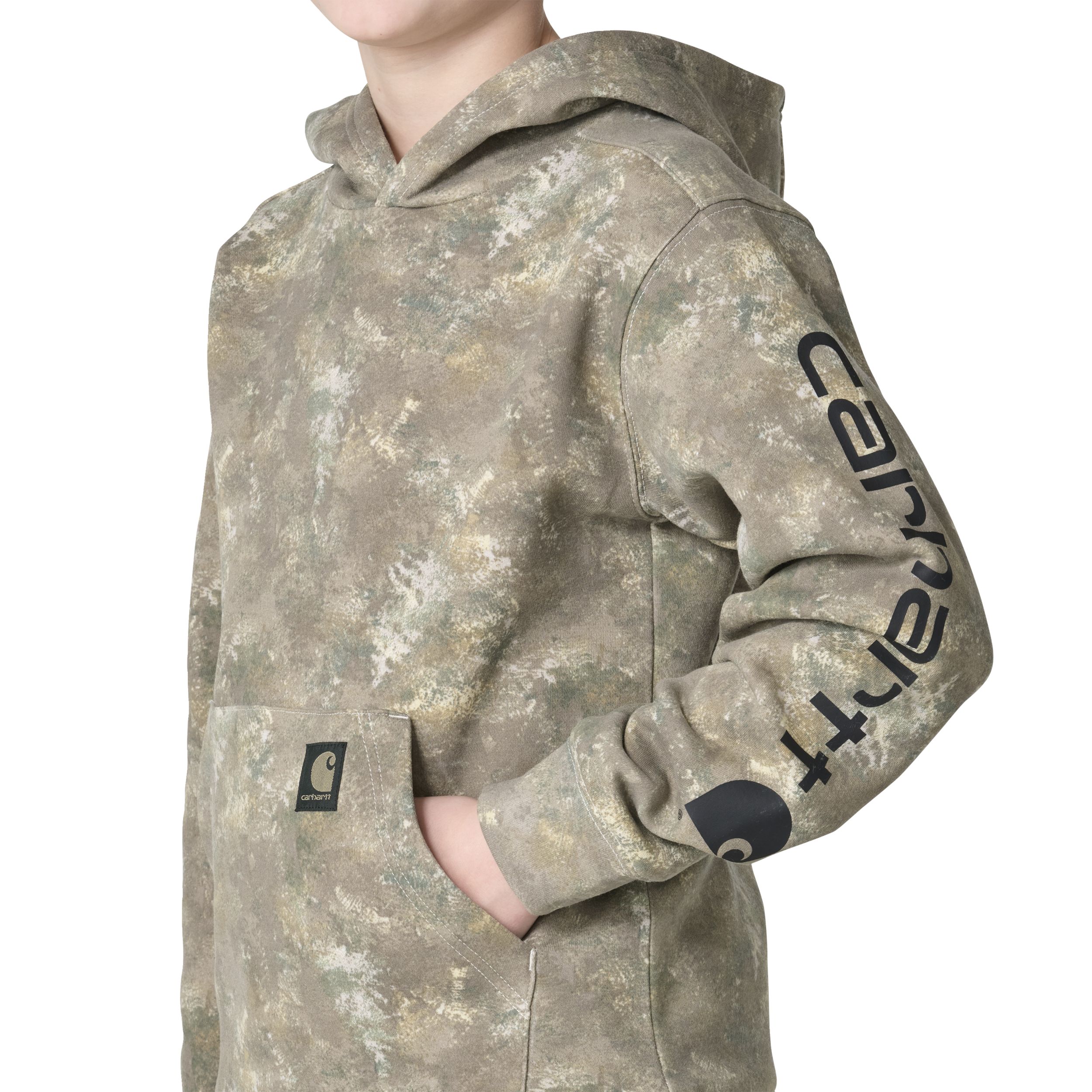 Carhartt Kids' Print Logo Pullover Hoodie