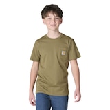 Carhartt Kids' Pocket Short Sleeve T-Shirt Front_Flat