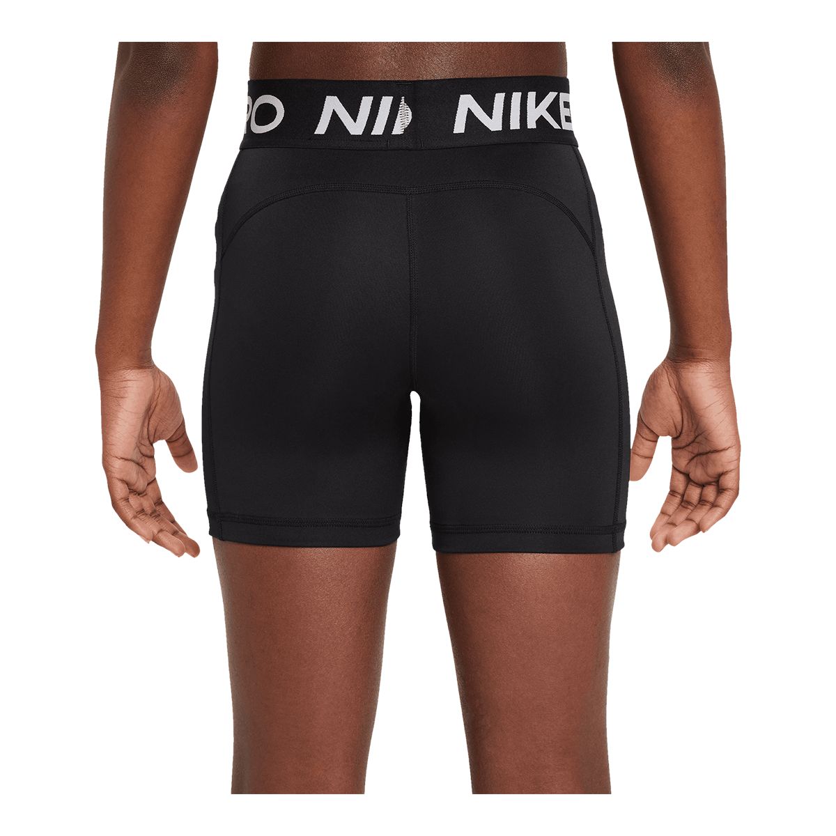 Nike Pro Stretch Waist Dark Grey Kids Core Compression Shorts 417474 021