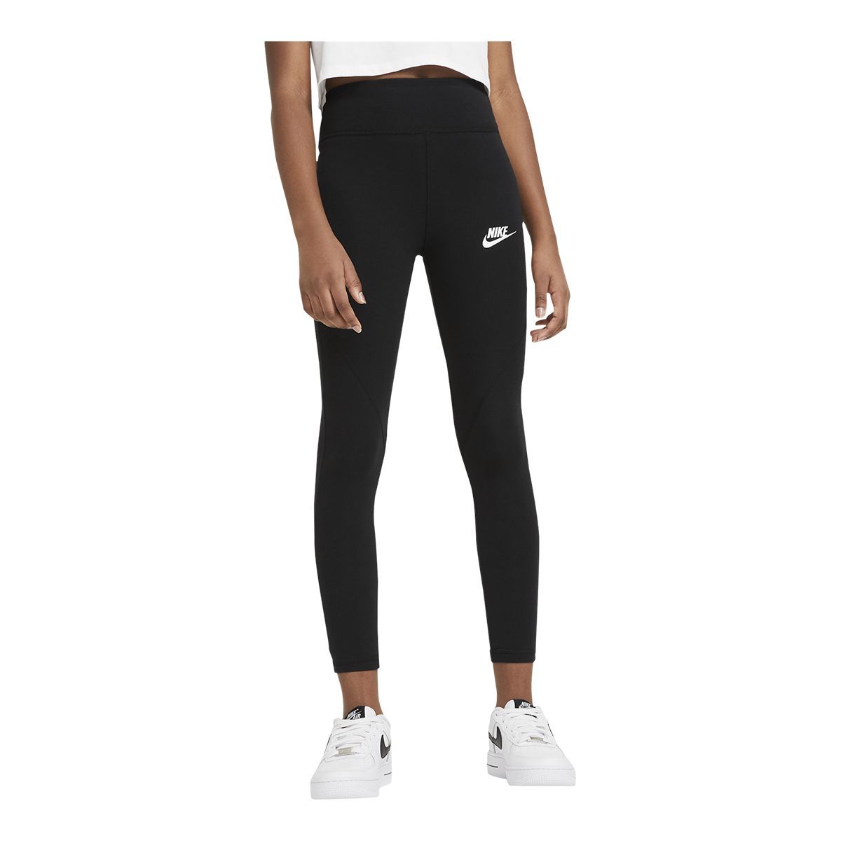 Nike Girls' Favorites Graphic Leggings, Kids', High Waisted, Athletic, Training