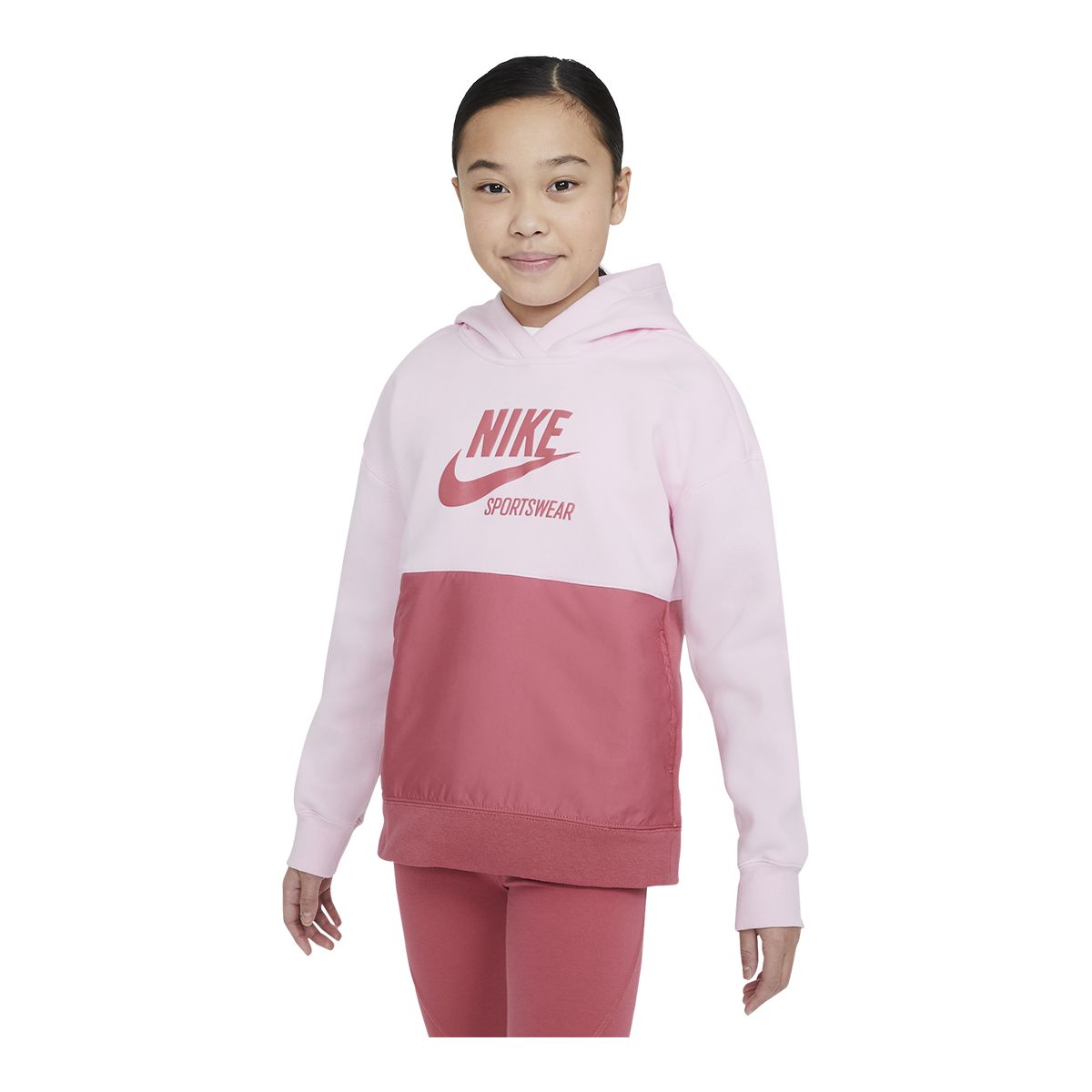 Nike Girls' Heritage Hoodie, Kids', Pullover, Fleece
