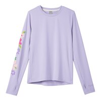 FWD Girls' Flower Long Sleeve Shirt Front_Flat