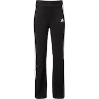 adidas Girls' 3-Stripe Flare Pants Front_Flat