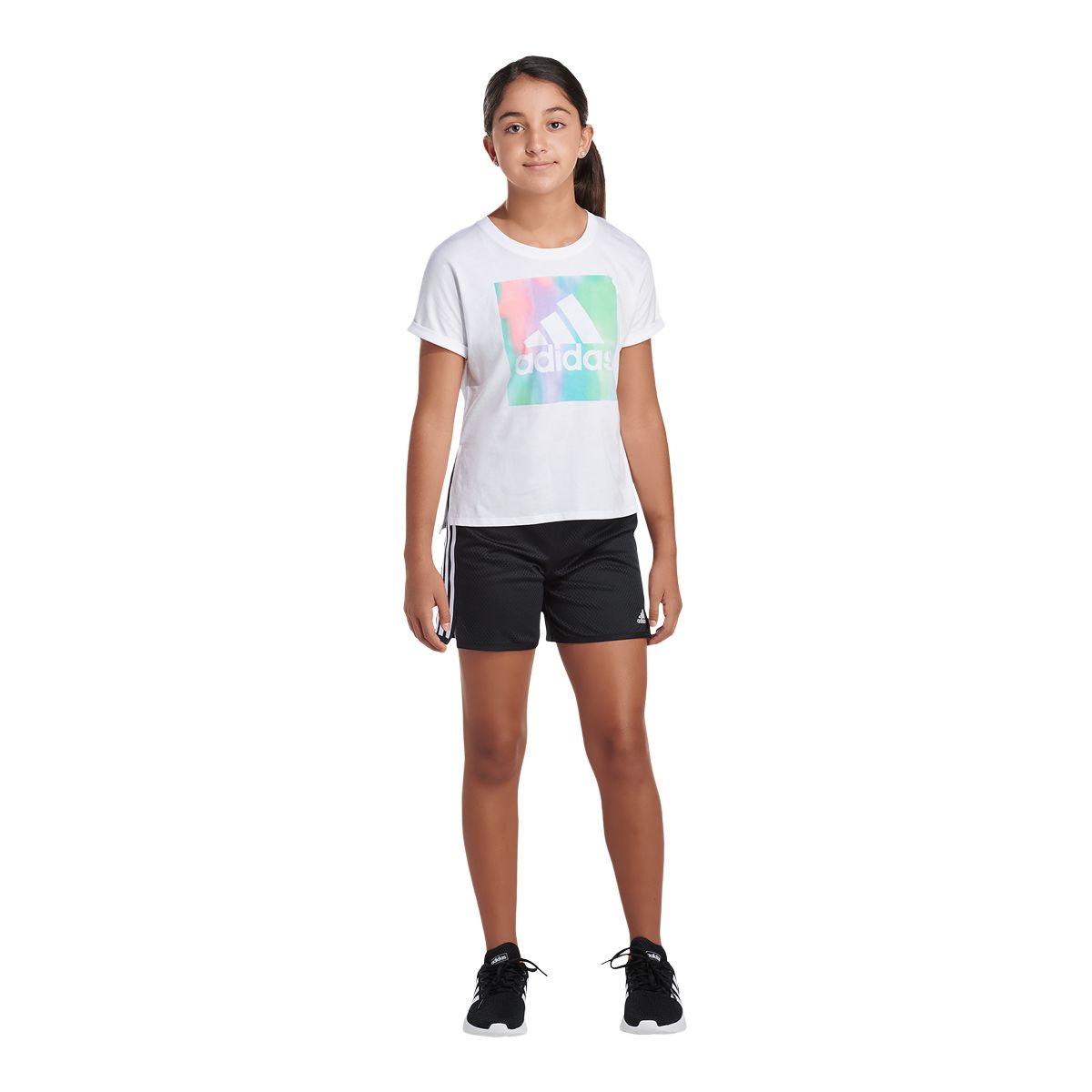 adidas Girls' Dolman Waist T Shirt
