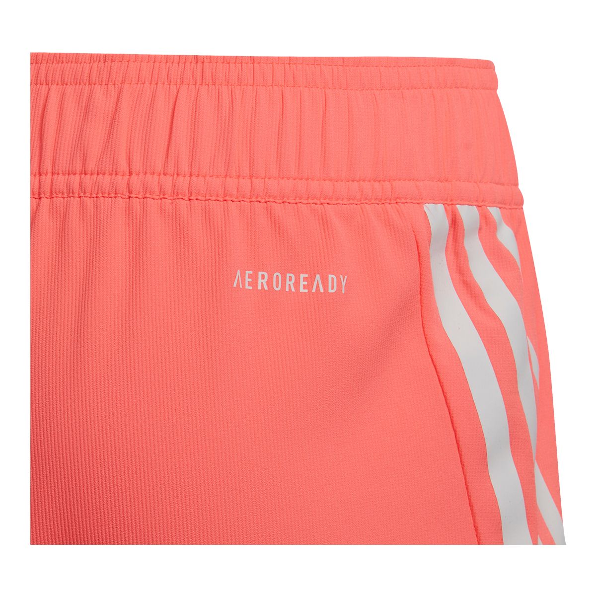 adidas Girls' AEROREADY 3-Stripe Woven Shorts