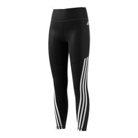 adidas Girl's Believe This 3-Stripe 7/8 Tights Front_Angled_Left