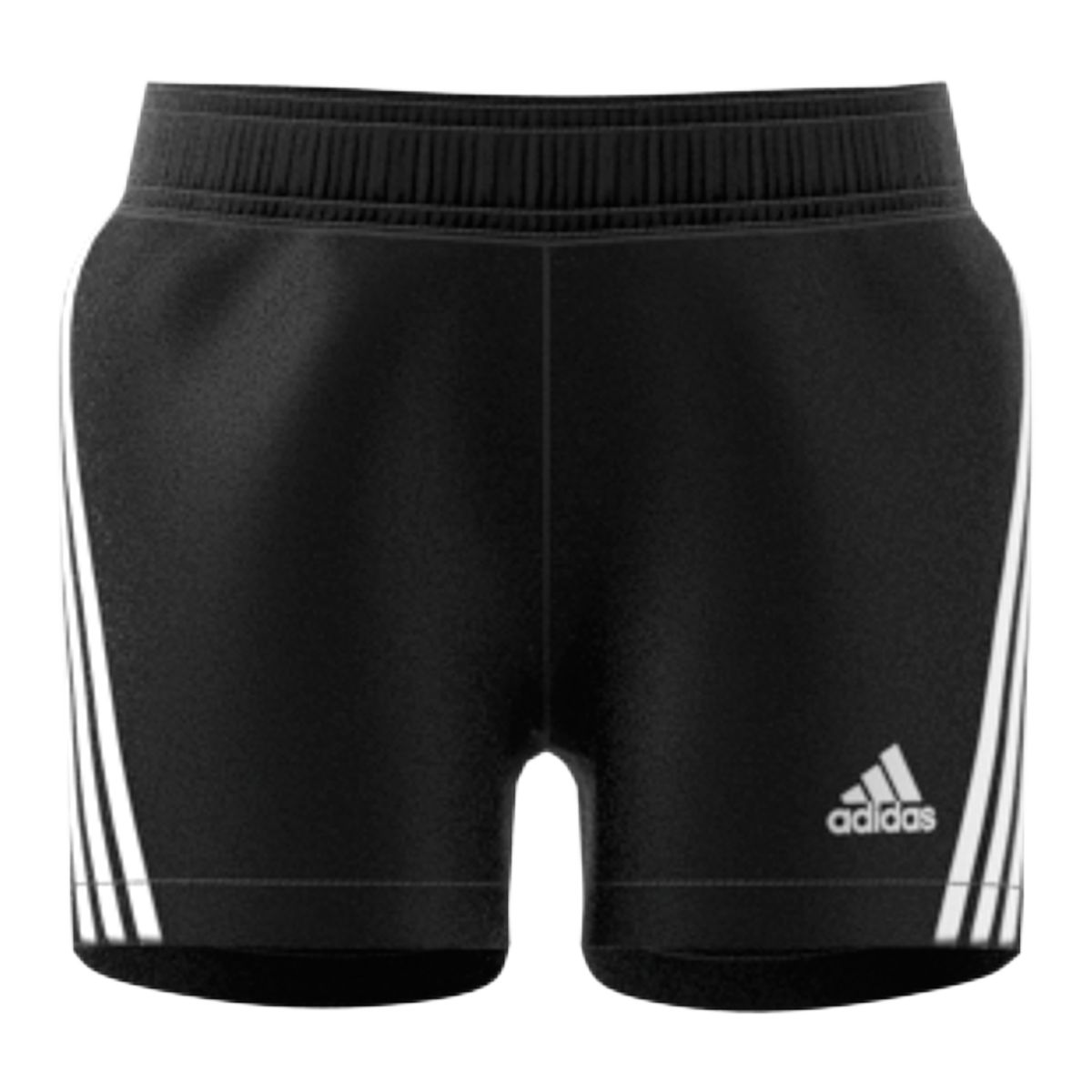 adidas Girls' AEROREADY 3-Stripe Woven Shorts