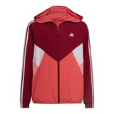 adidas Girls' Windbreaker Jacket Front_Flat