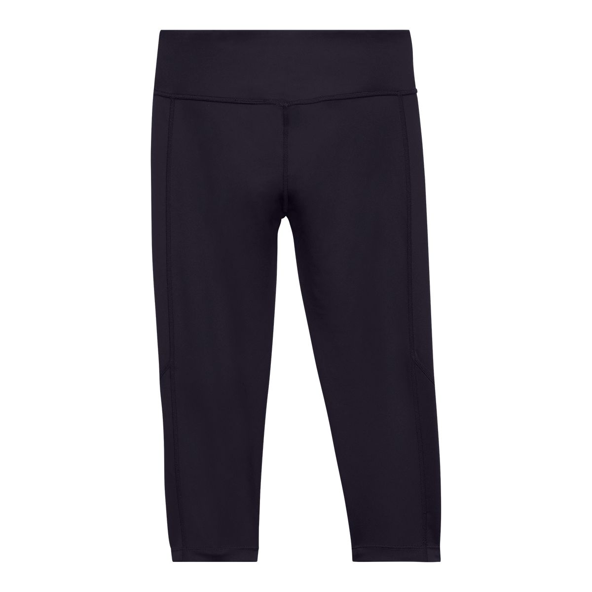 Nike Capri Pants Womens Small Loose Fit Sportswear Jersey Cotton Solid  Black