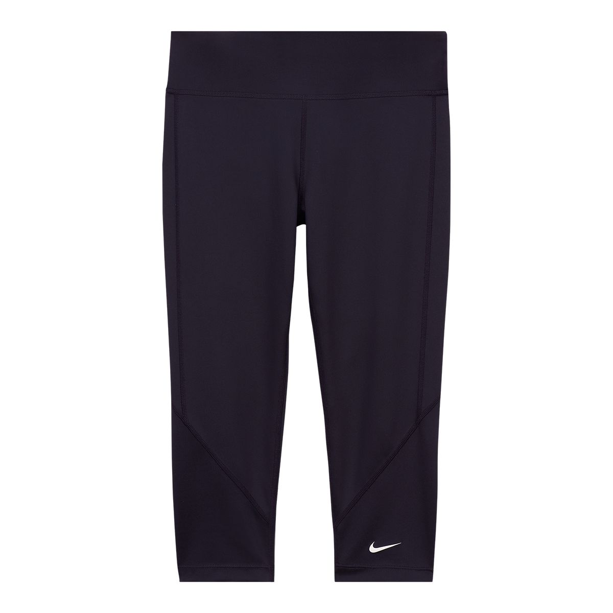 Nike Women's Regular Active Tight Fit Capri Leggings Pants Black M *Defect  for sale online