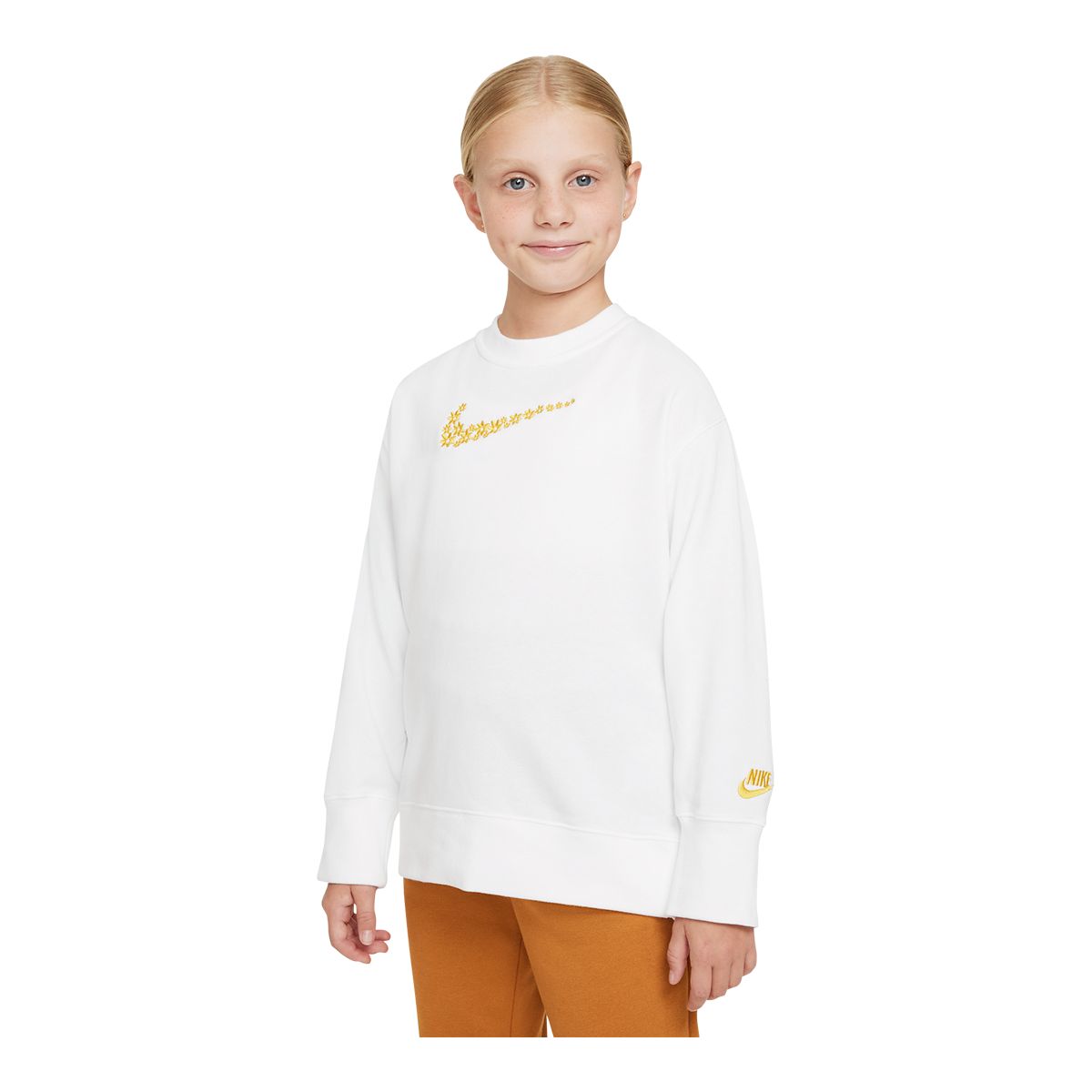 Nike Sportswear Girls' French Terry Boyfriend Sweatshirt