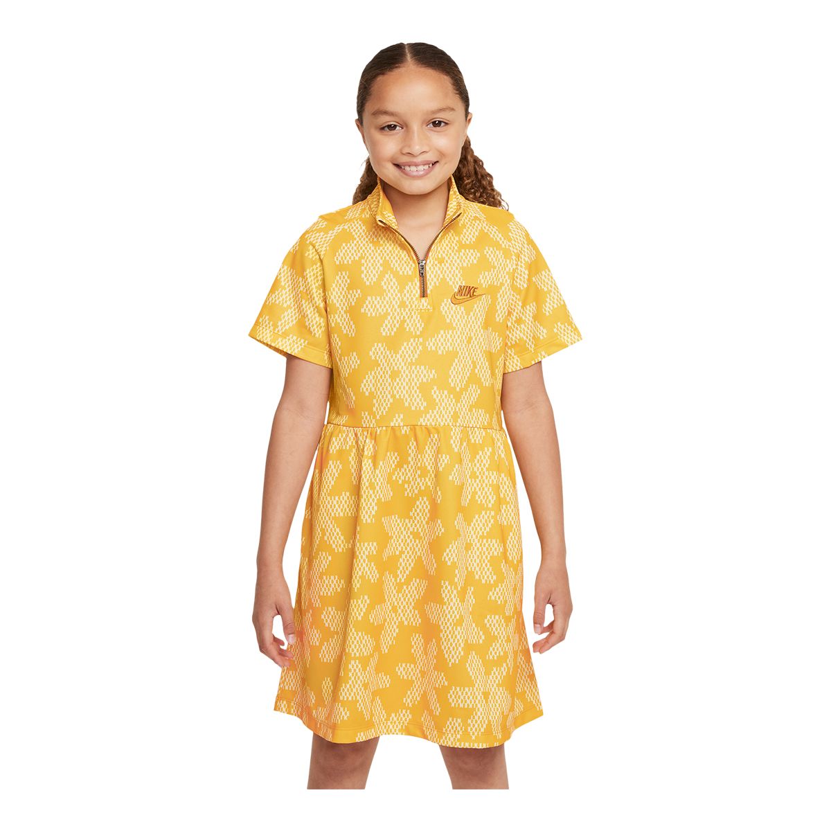 Nike yellow outlet dress