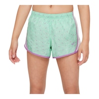 Nike Girls' Dri-FIT Tempo All Over Print Shorts Front_Flat