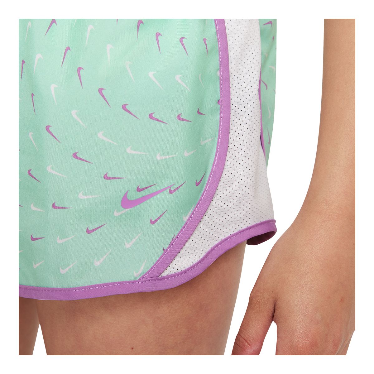 Nike Girls' Dri-FIT Tempo All Over Print Shorts
