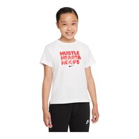 Nike Girls' Swoosh Fly Basketball T Shirt Front_Angled_Right