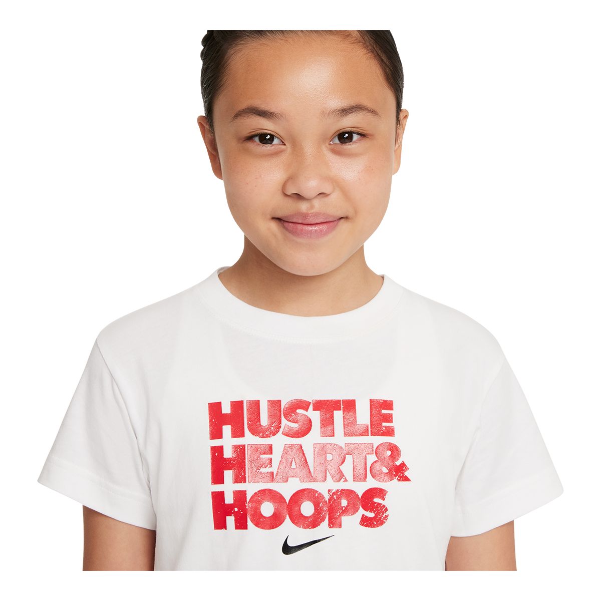 Nike Girls' Swoosh Fly Basketball T Shirt