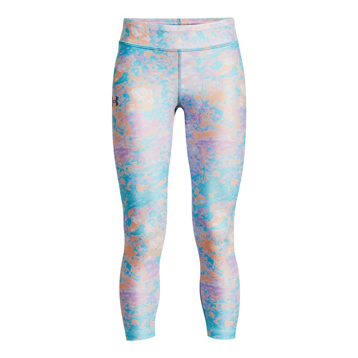Under Armour Girls' HeatGear© Armour Crop Printed Leggings, Kids', Capri, Athletic