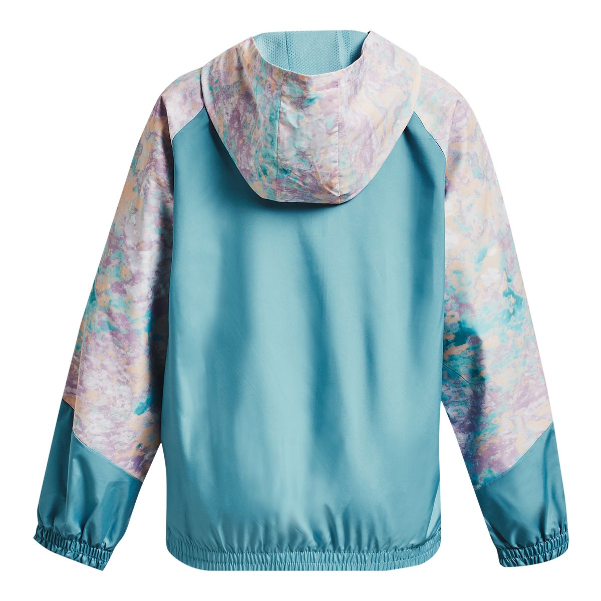 Under Armour Girls' Woven Printed Full Zip Jacket