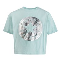 Converse Girls' Foil Boxy T Shirt Front_Flat