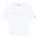 Champion Girls' Tie Dye Script Boxy T Shirt Front_Flat