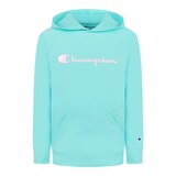 Champion Girls' Classic Script Hoodie Front_Flat