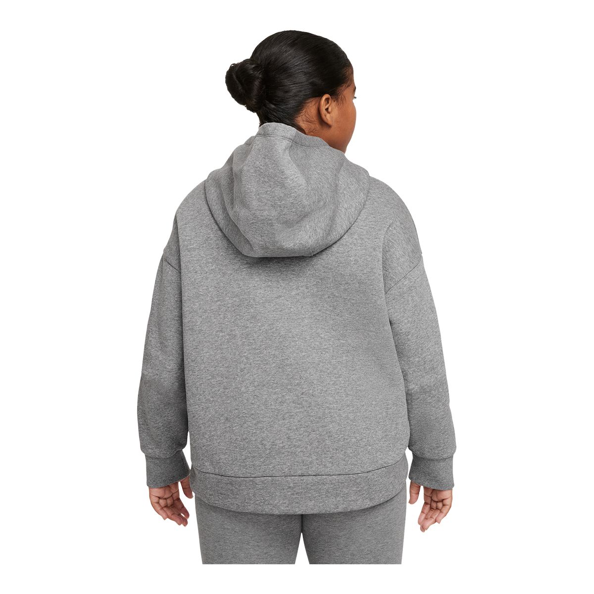 Nike Girls' Club Hoodie, Kids', Pullover, Fleece, Kangaroo Pocket