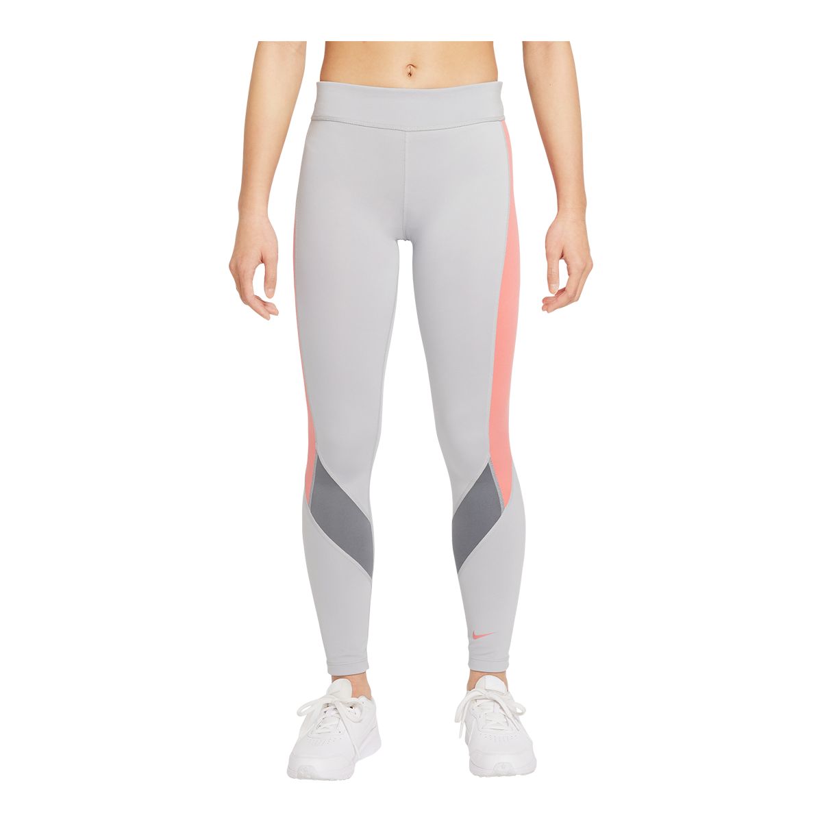 Nike Girls' Dri-FIT One Leggings, Kids', High Waisted, Athletic, Training