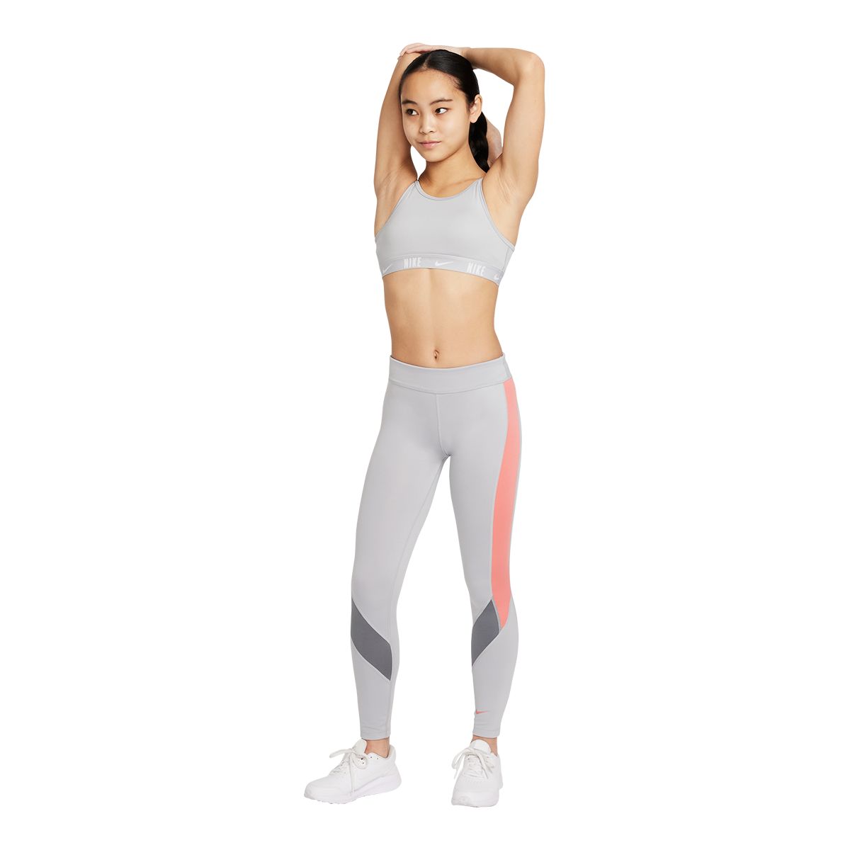 Nike Girls' Dri-FIT One Leggings, Kids', High Waisted, Athletic, Training