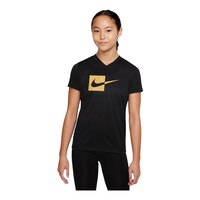 Nike Girls' Dri-FIT Legend V-Neck T Shirt Front_Flat