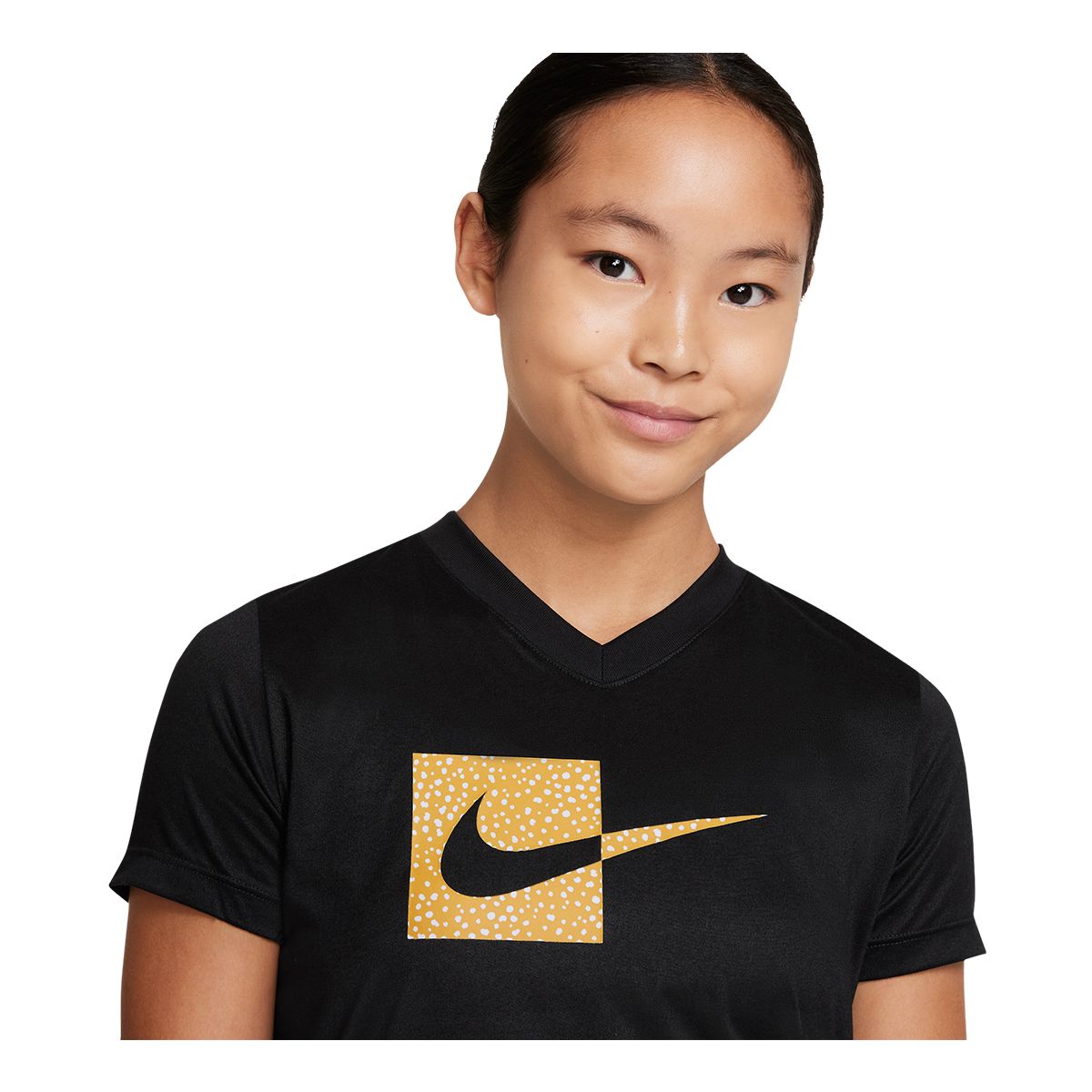Nike Girls' Dri-FIT Legend V-Neck T Shirt