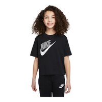 Nike Sportswear Girls' Essential Boxy Dance T Shirt Front_Flat
