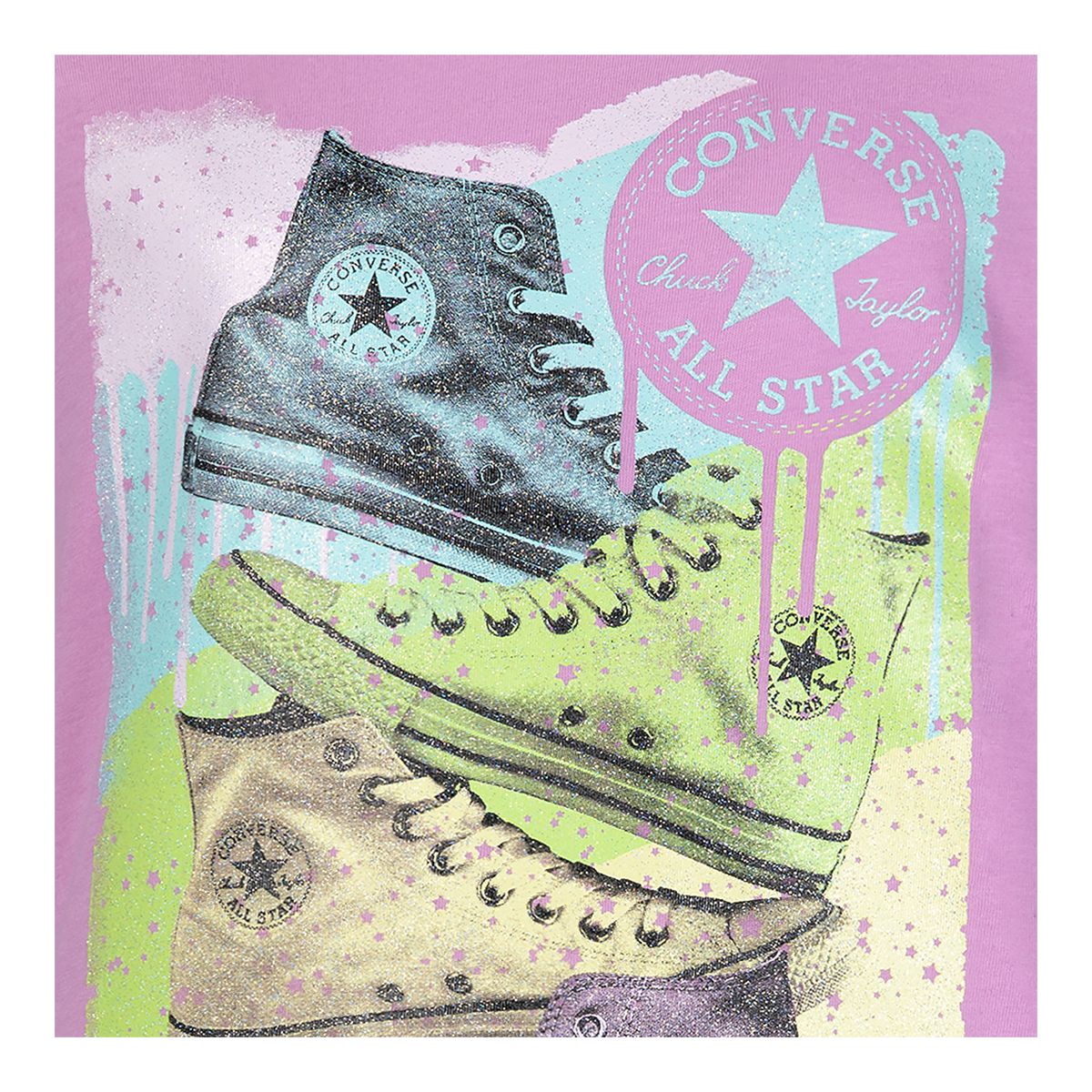 Converse Girls Chuck Taylor Graphic T Shirt