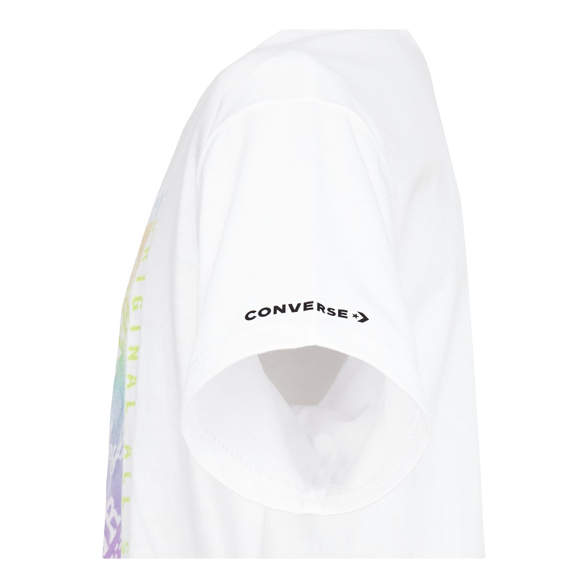 Converse Girls' Chuck Patch Glitter Boxy T Shirt