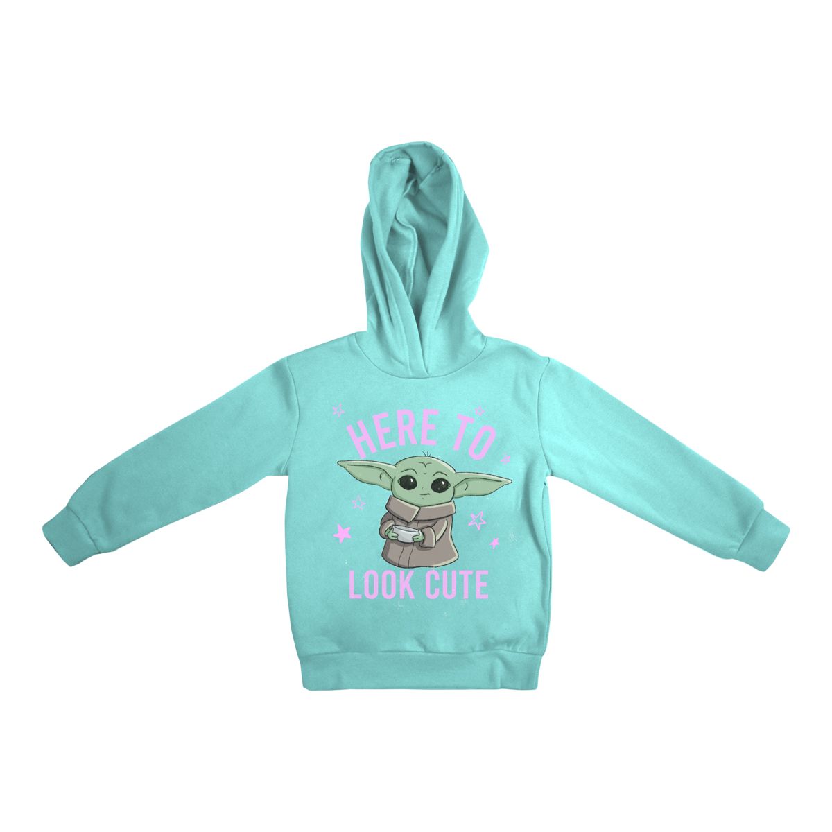 Character Girls' Mandalorian Hoodie, Kids', Pullover, Cotton, Kangaroo Pocket