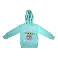 Character Girls' Mandalorian Hoodie, Kids', Pullover, Cotton, Kangaroo Pocket Front_Flat