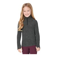 FWD Girls' Outdoor Training 1/2 Zip Long Sleeve Shirt Front_Flat