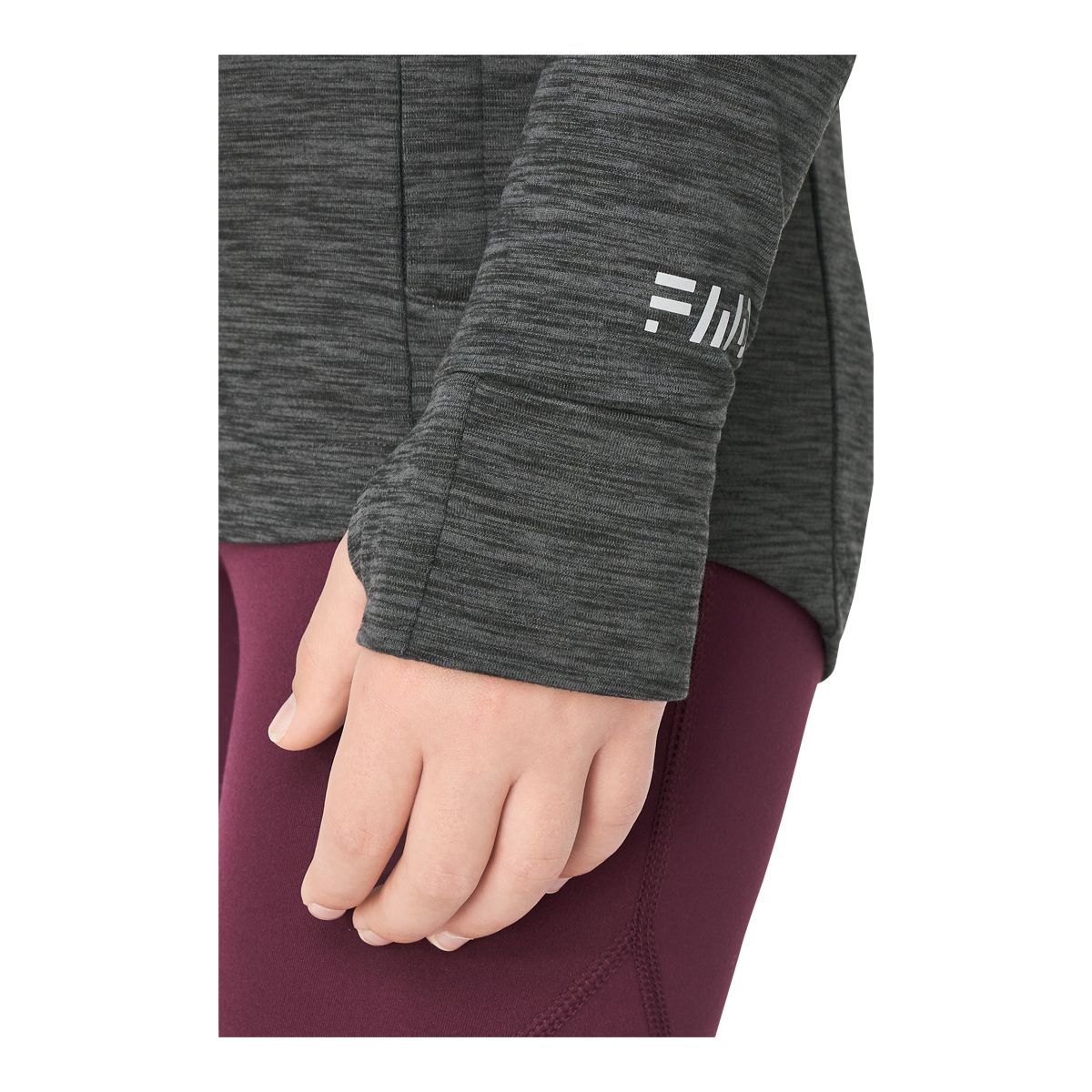 FWD Girls' Outdoor Training 1/2 Zip Long Sleeve Shirt