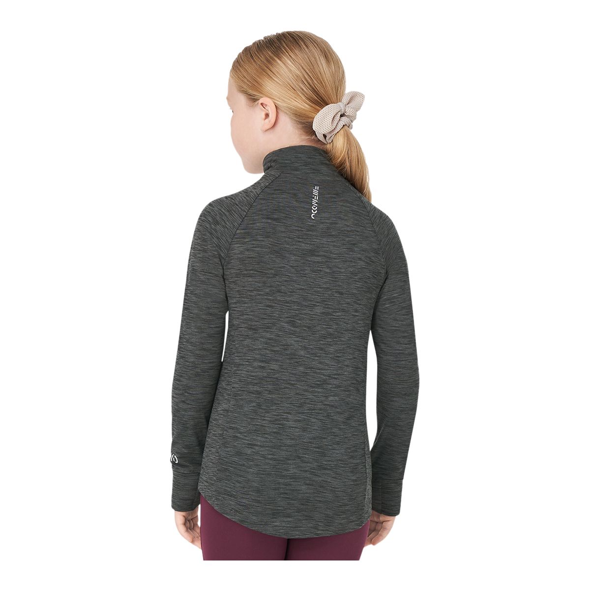 FWD Girls' Outdoor Training 1/2 Zip Long Sleeve Shirt