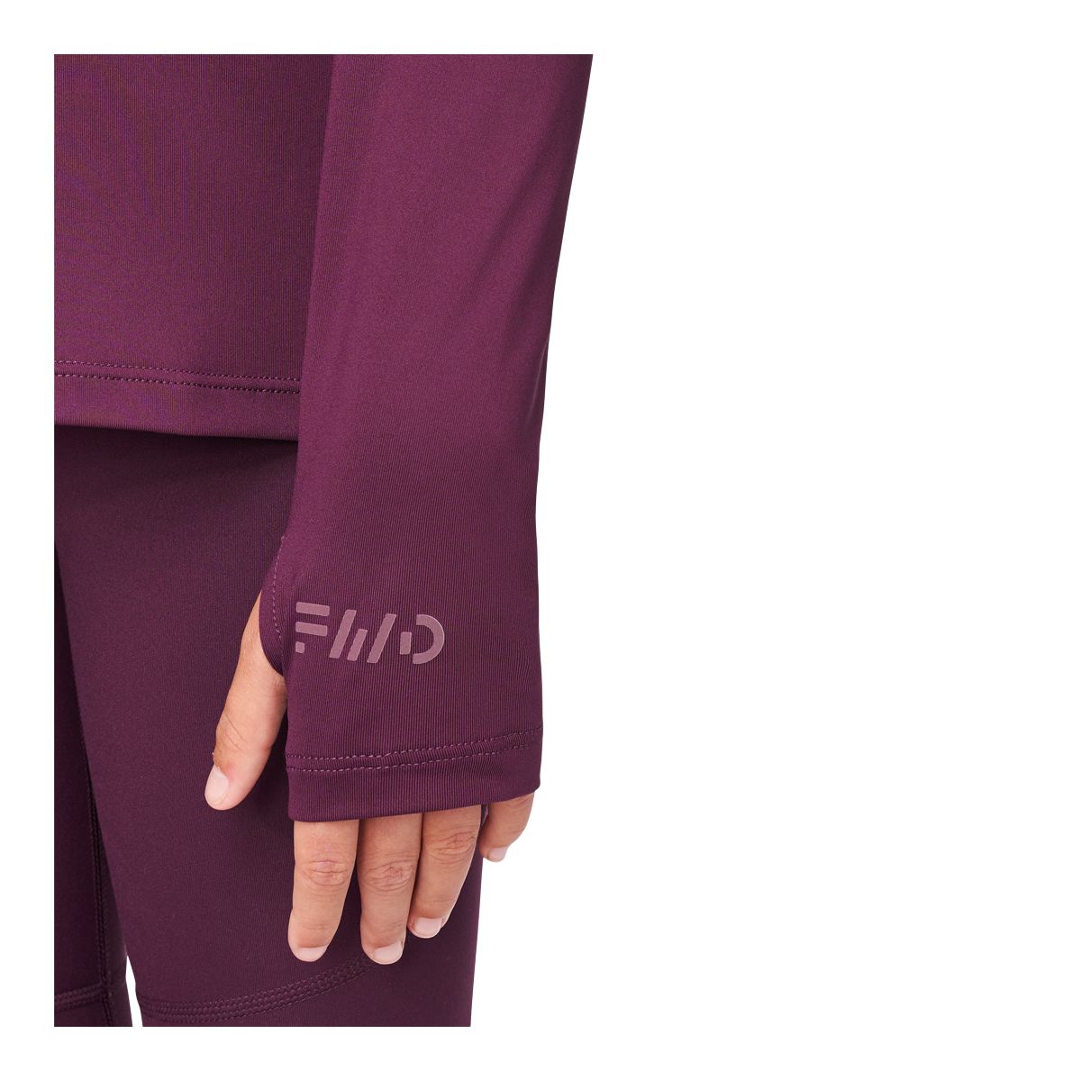 FWD Girls' Word Play Layering Long Sleeve Shirt