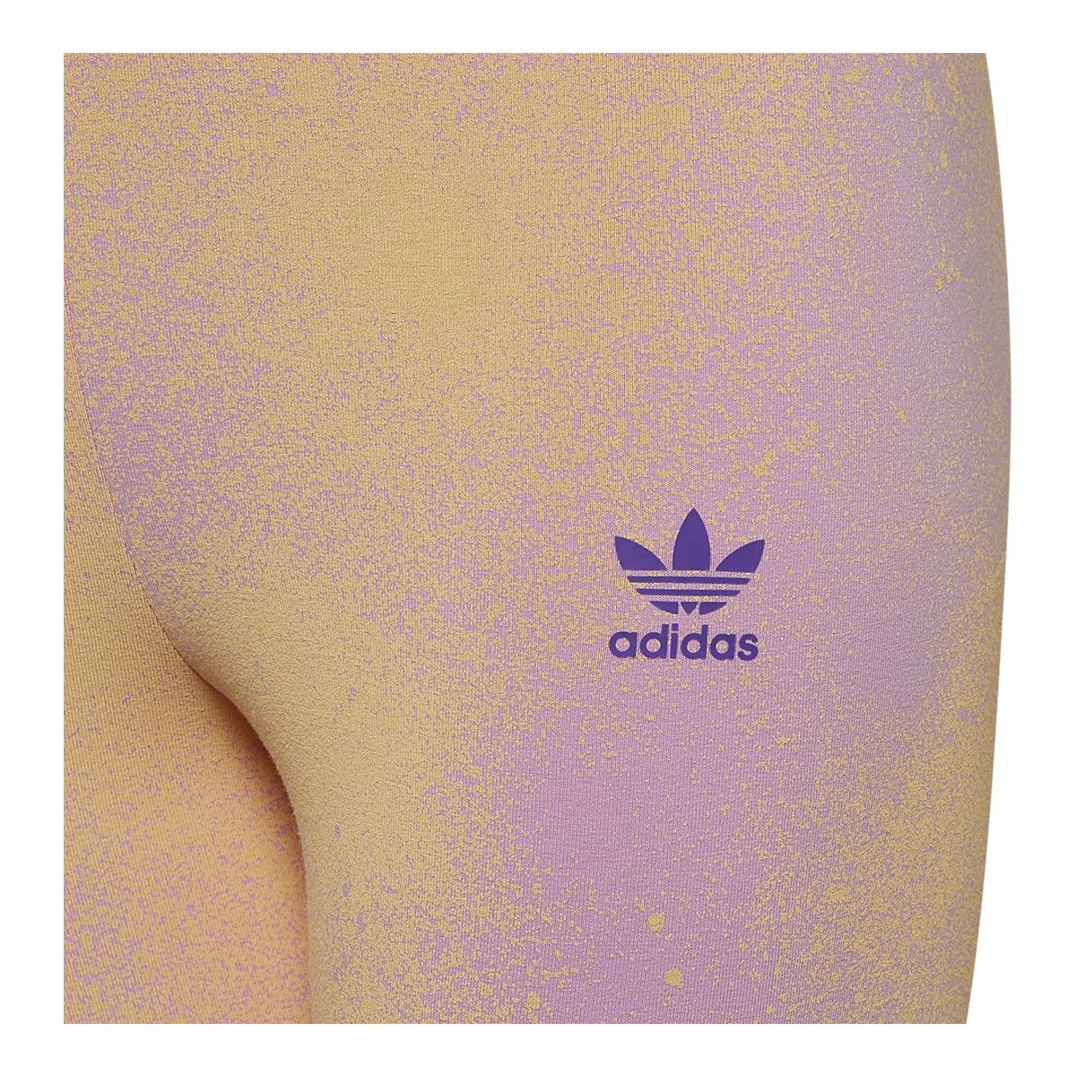 adidas Originals Girls' All Over Print Spray Paint Leggings