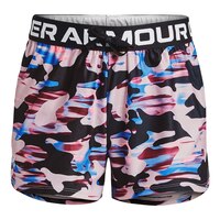 Under Armour Girls' Play Up Printed Camo Shorts Front_Flat